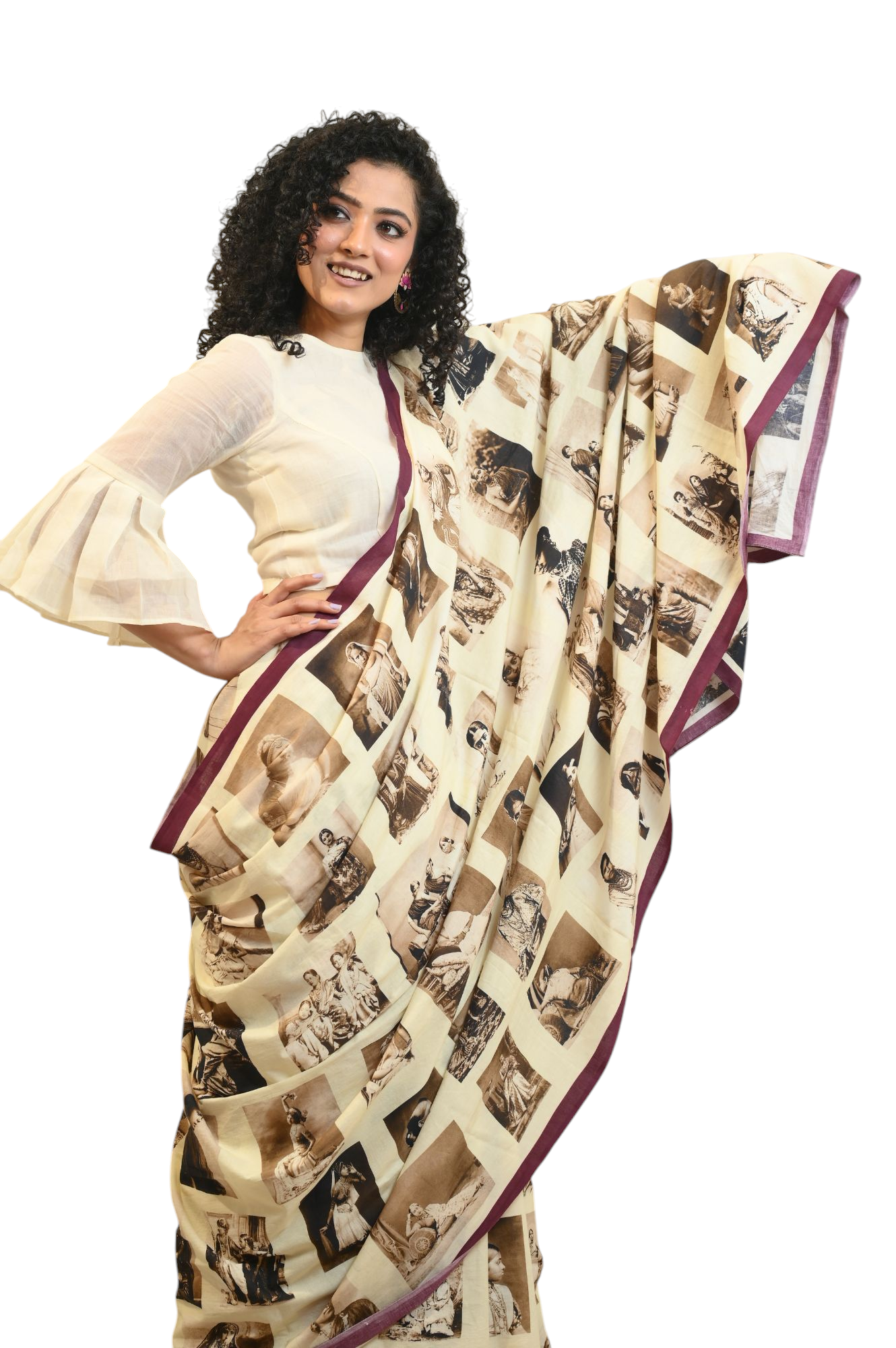 Vintage Indian Maharanis Saree