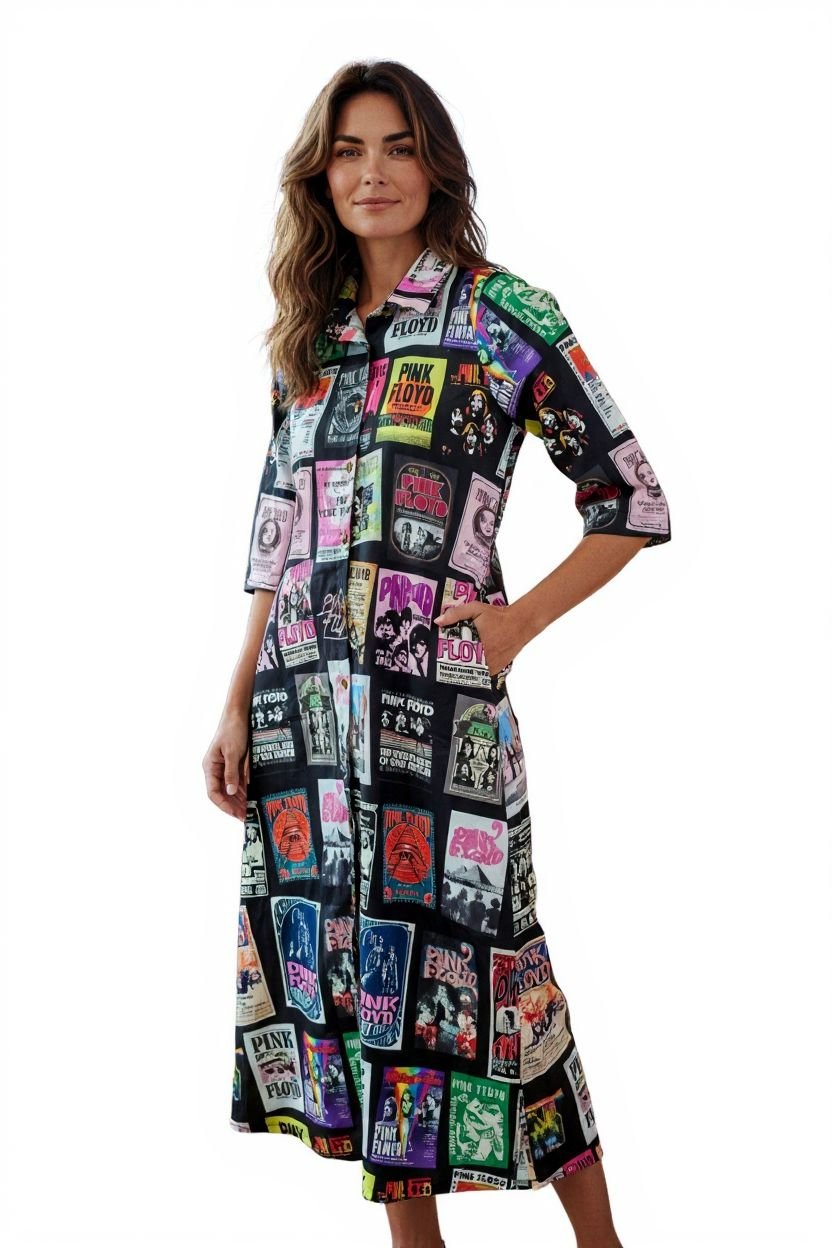 Pink Floyd Jacket Dress