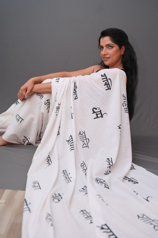 The Spiritual Slok Saree