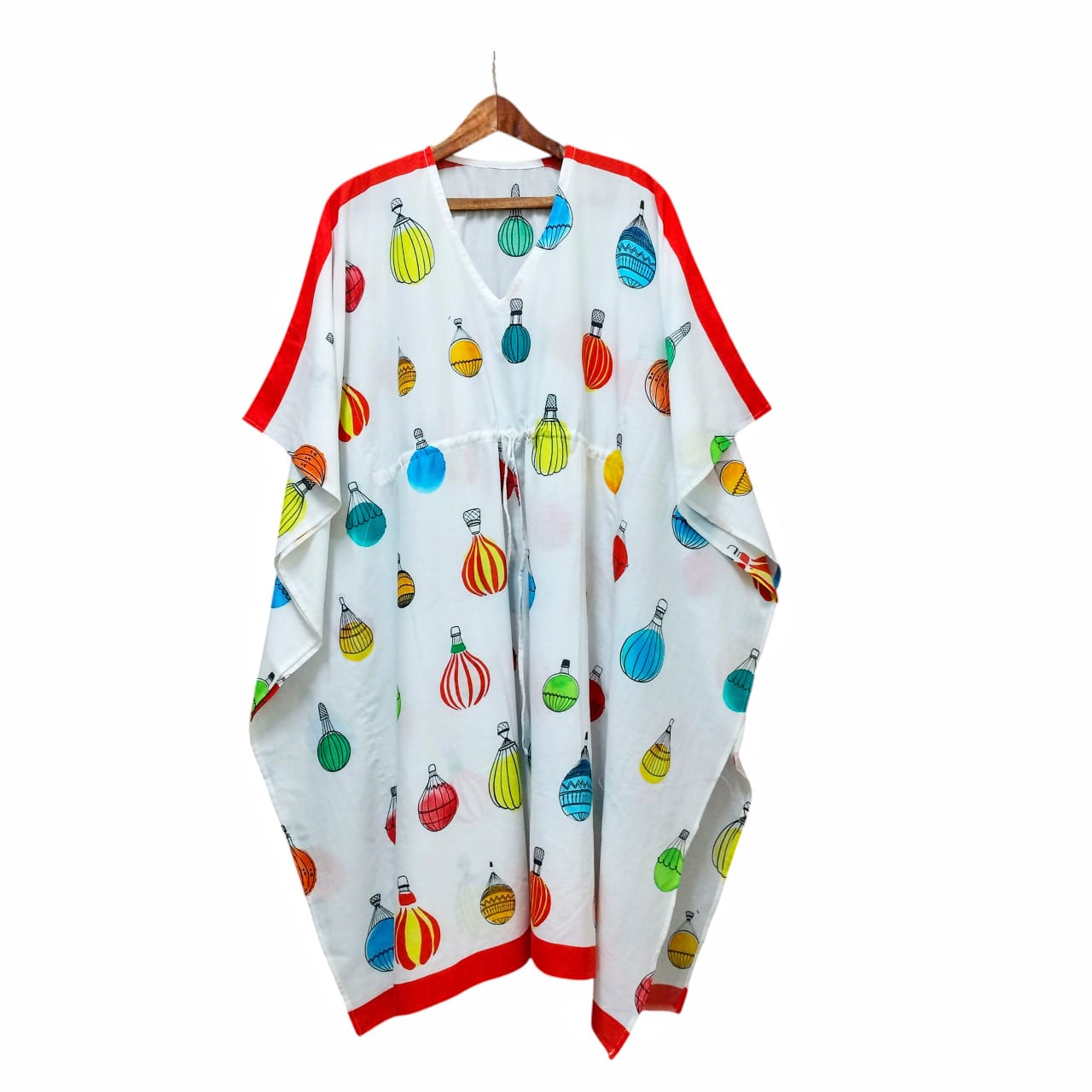 Parachute Printed Kaftan Dress