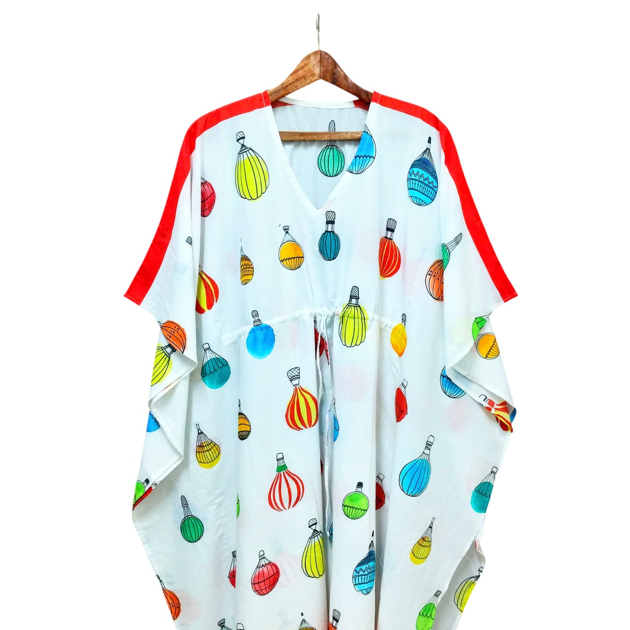 Parachute Printed Kaftan Dress