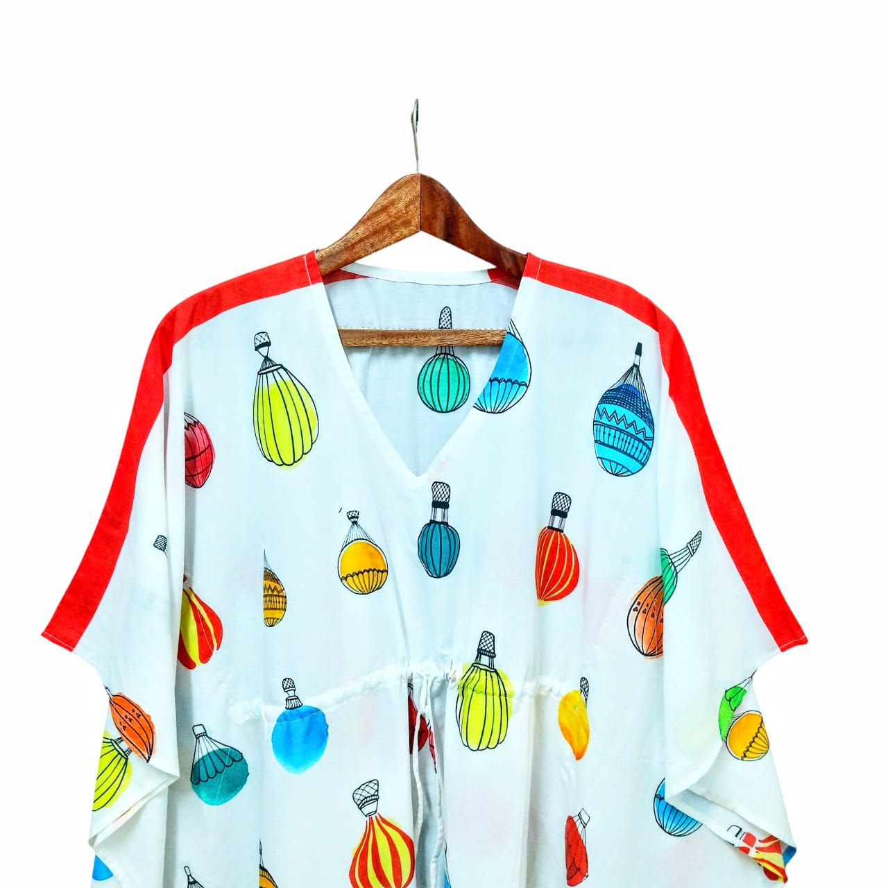 Parachute Printed Kaftan Dress