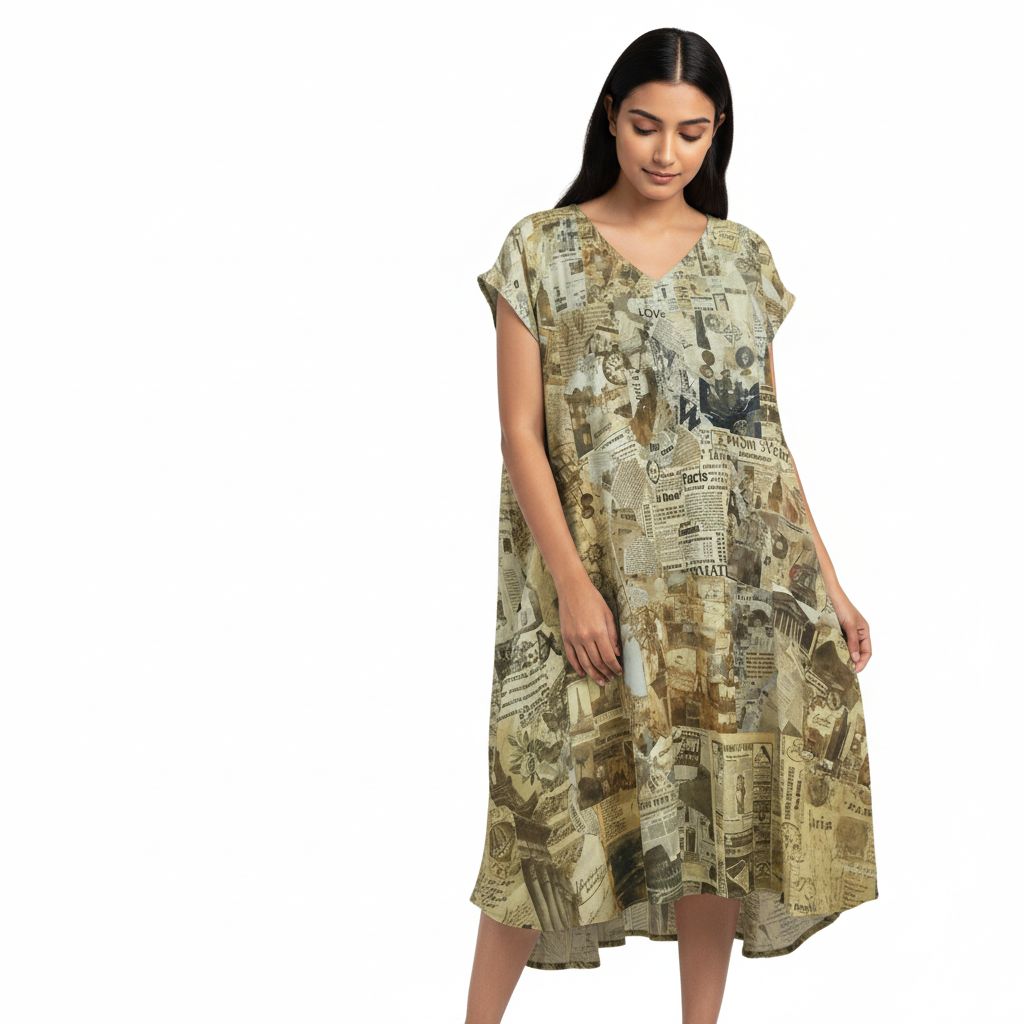 Comfort Fit Vintage Dress