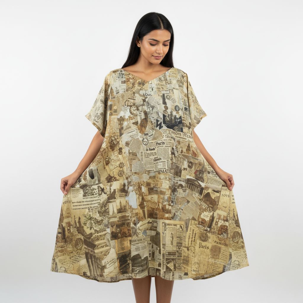 Comfort Fit Vintage Dress