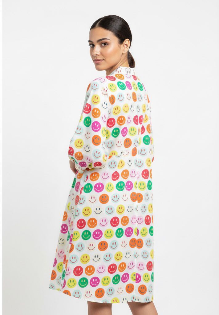 Smiley Shirt Dress