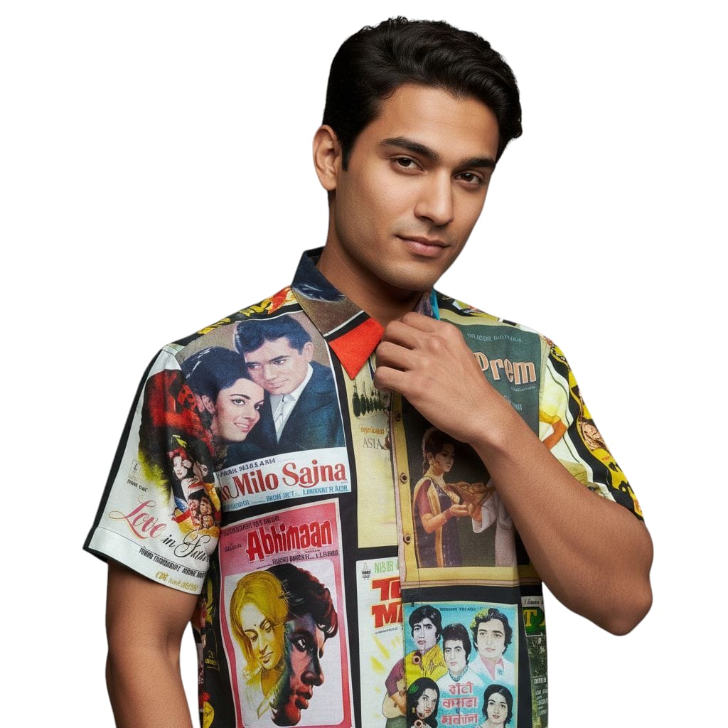 Bollywood Vintage Poster Shirt