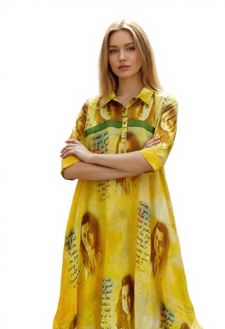 Anne Frank Long Flowy Dress