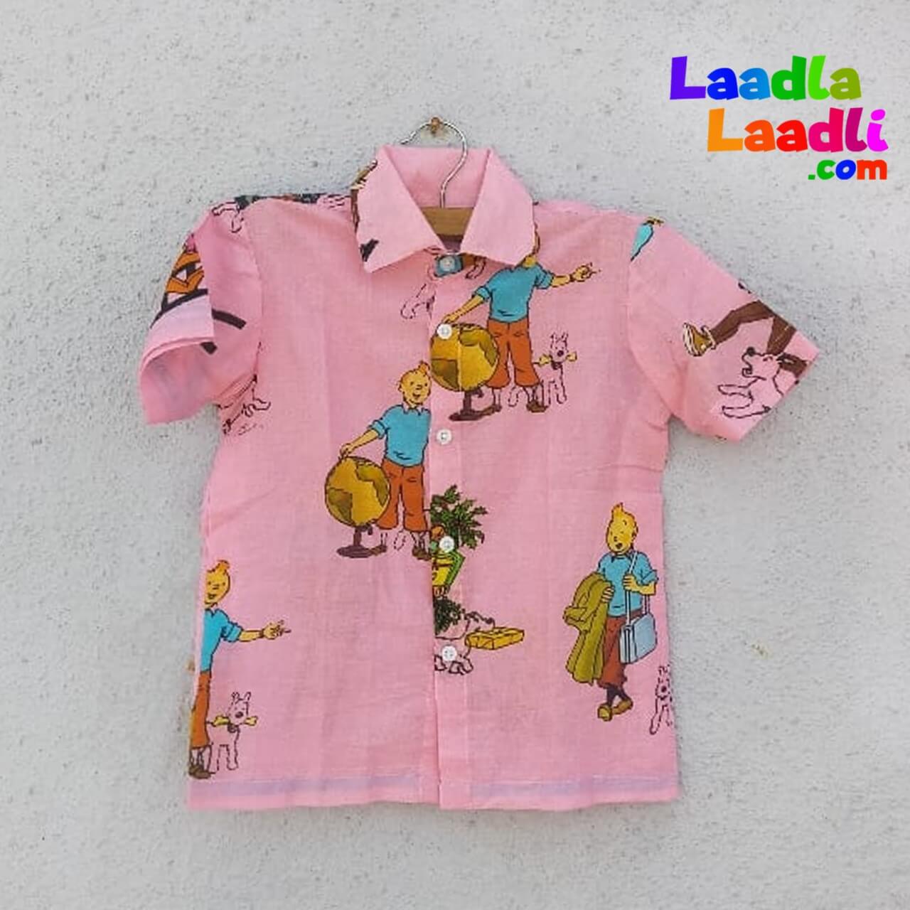 The Tintin Organic Printed Shirt