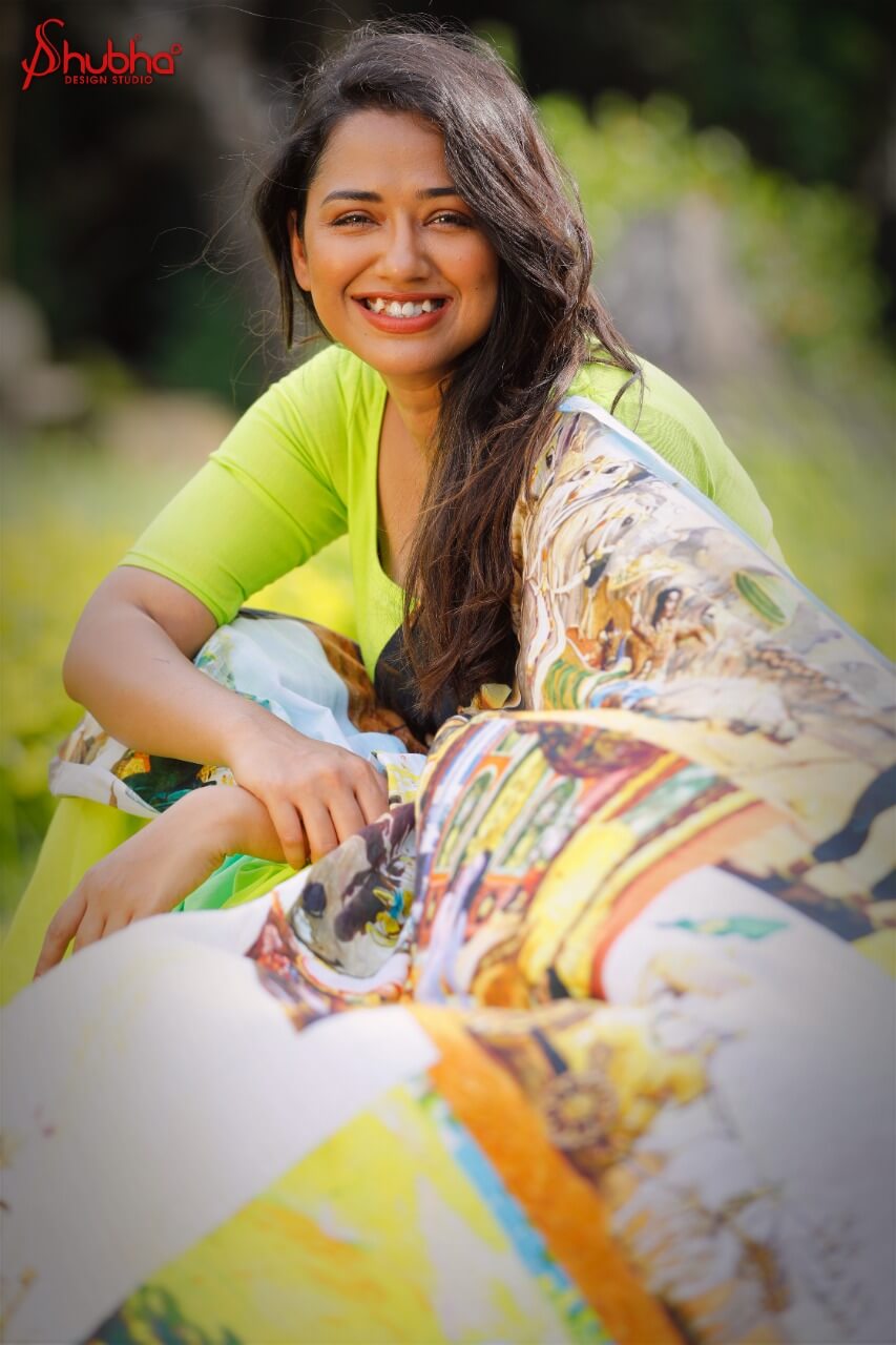 Mahabharata Printed Saree