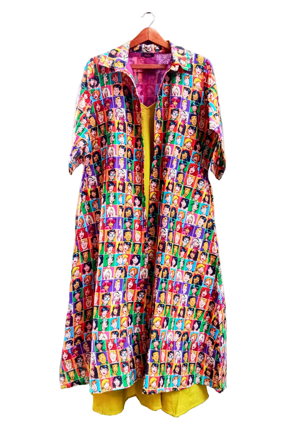 Archie Comics Jacket Set With An Inner Yellow Dress