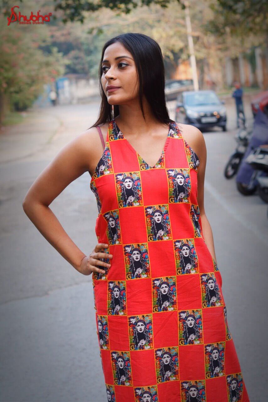 Madonna Printed Dress
