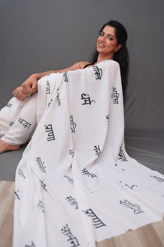 The Spiritual Slok Saree