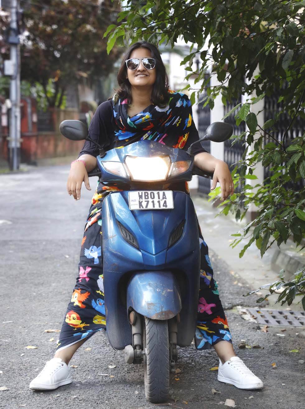 Tweety Bird Printed Saree