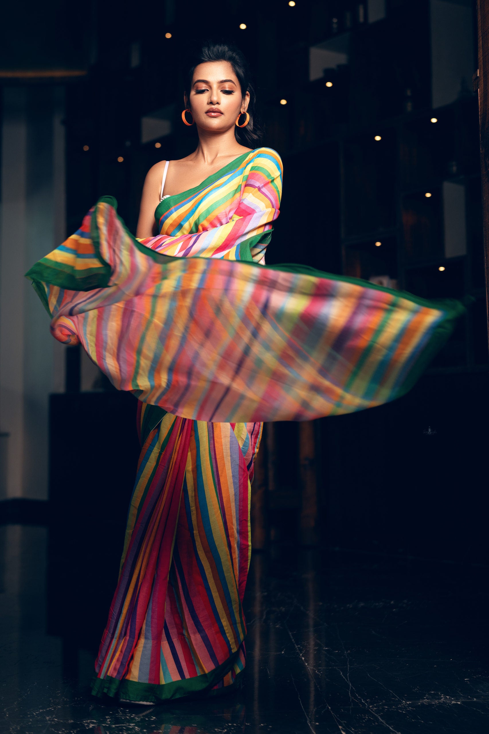 Colourful Pride Saree