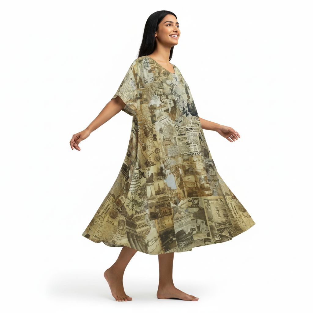 Comfort Fit Vintage Dress 