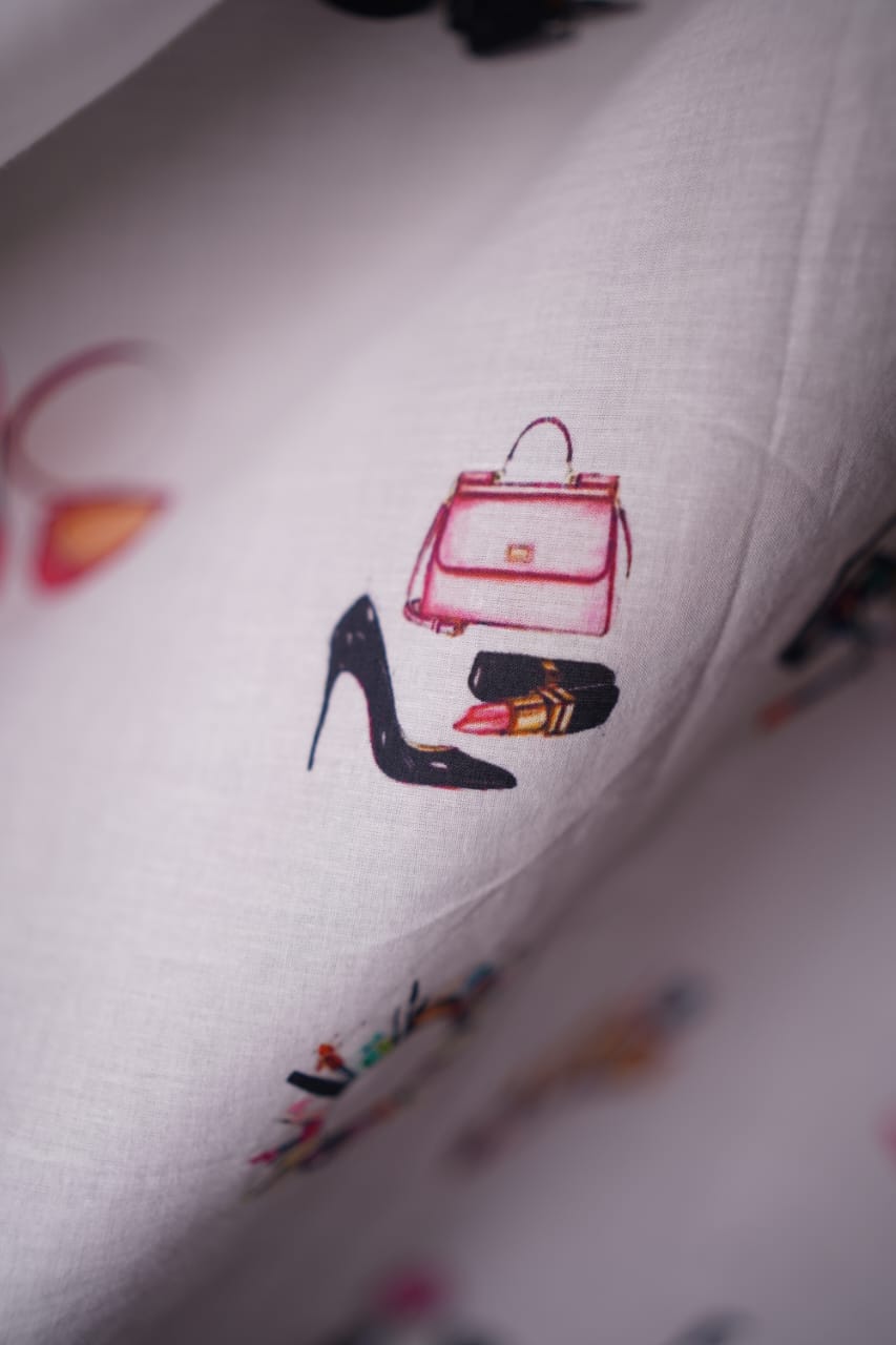 Fun Make Up Printed Stole