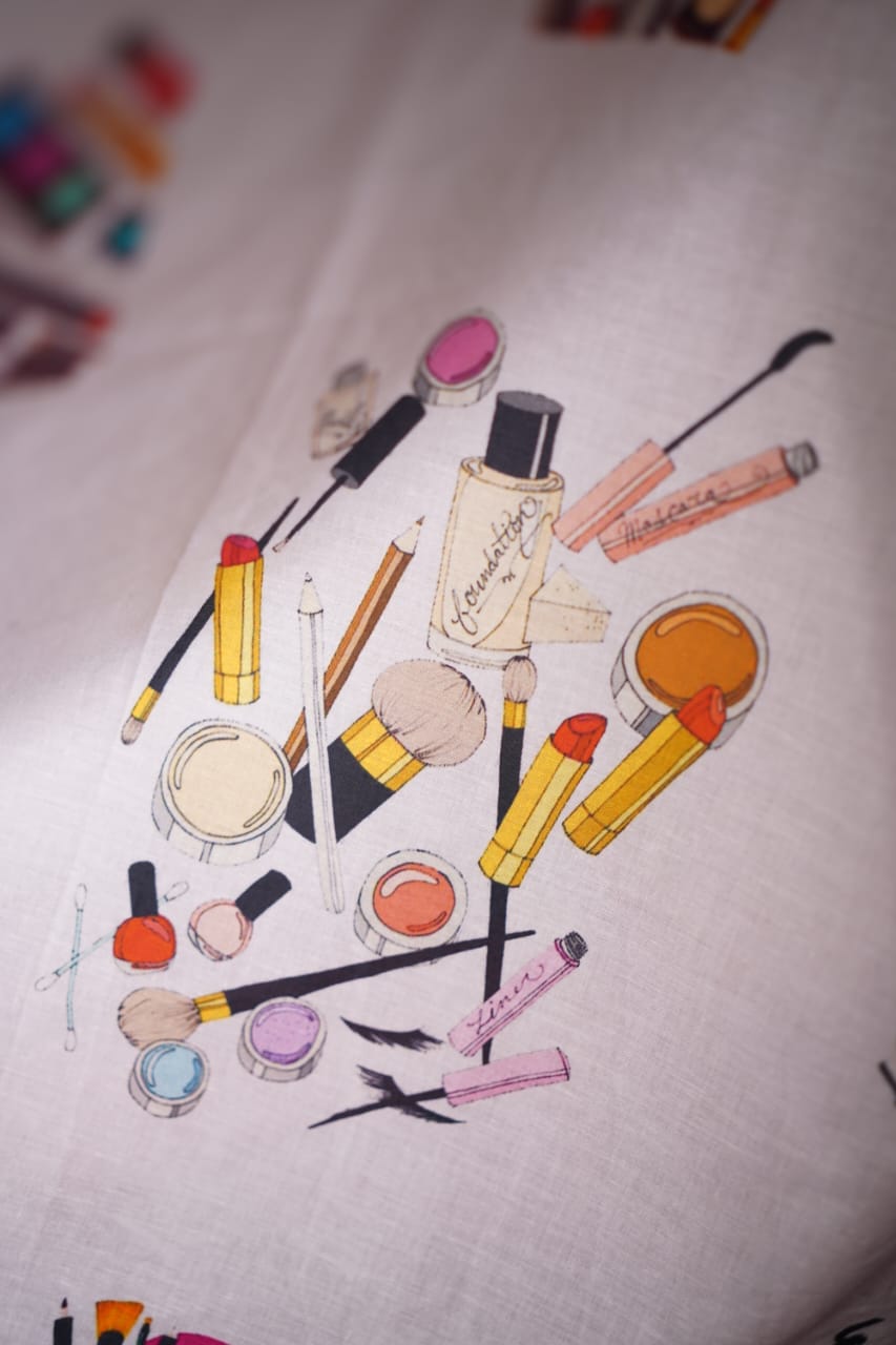 Fun Make Up Printed Stole