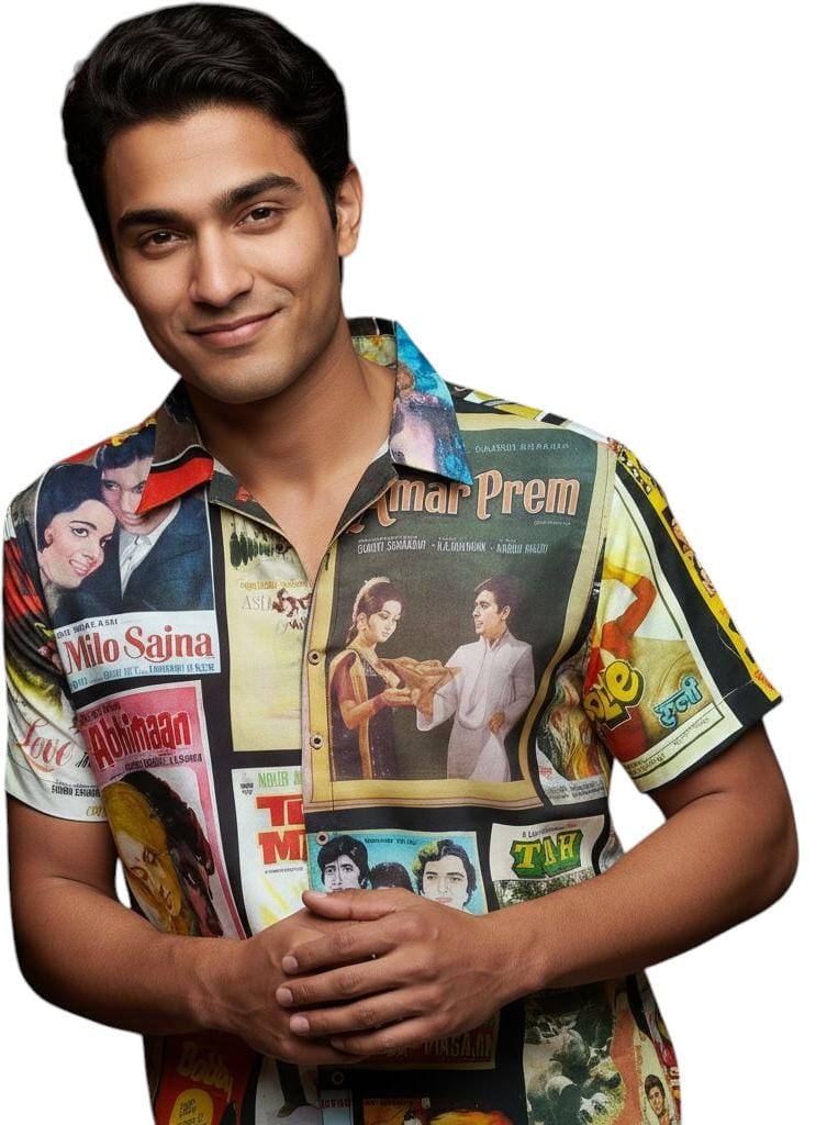 Bollywood Vintage Poster Shirt
