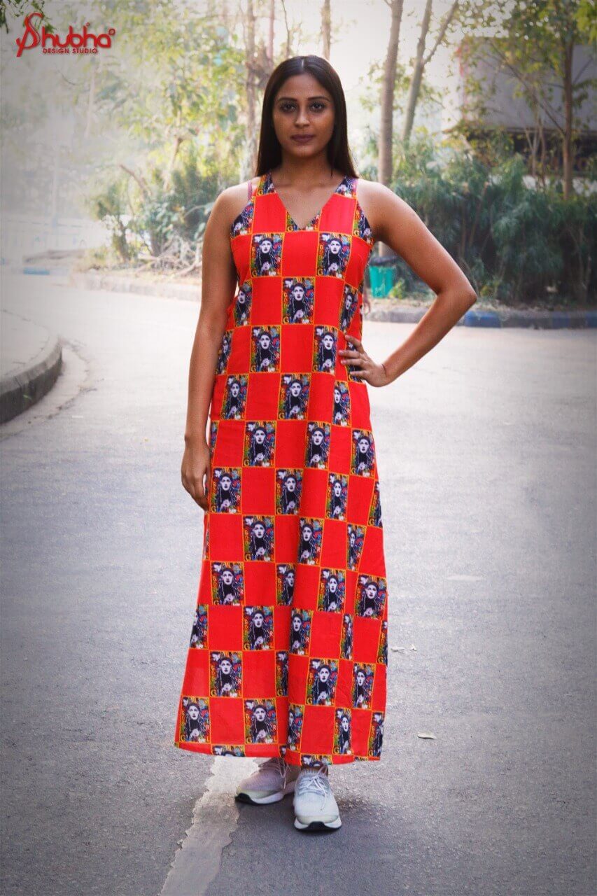 Madonna Printed Dress